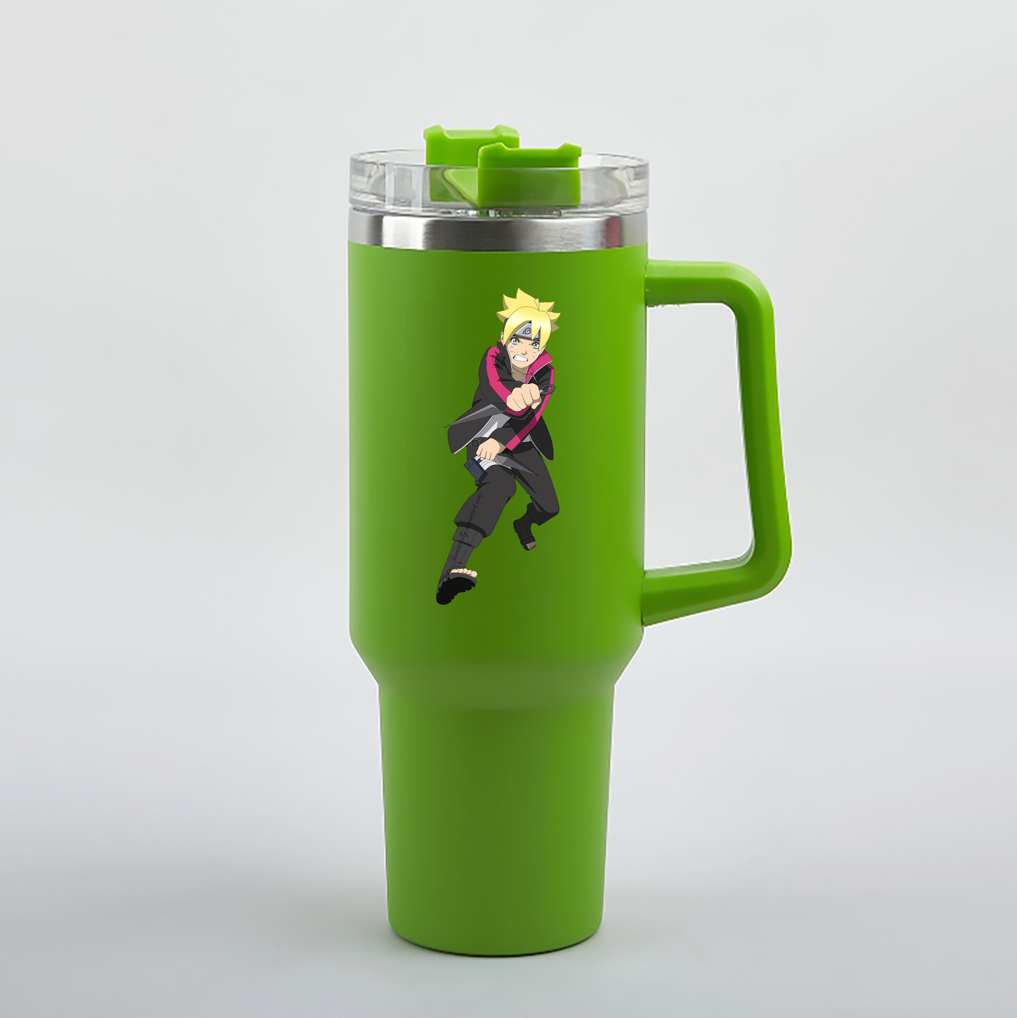 （画像用） NARUTO -ナルト- うずまき ボルト Uzumaki Boruto 1200mL車用タンブラー（カラープリント）